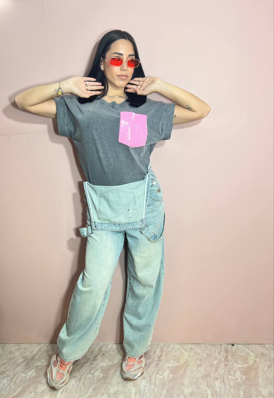 T-shirt Tasca Pink