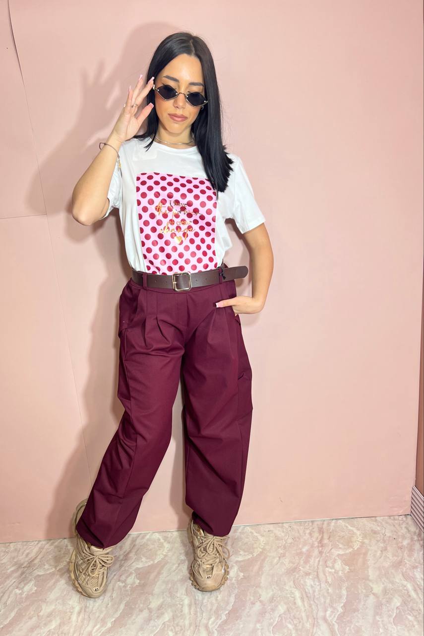 T-shirt Pois