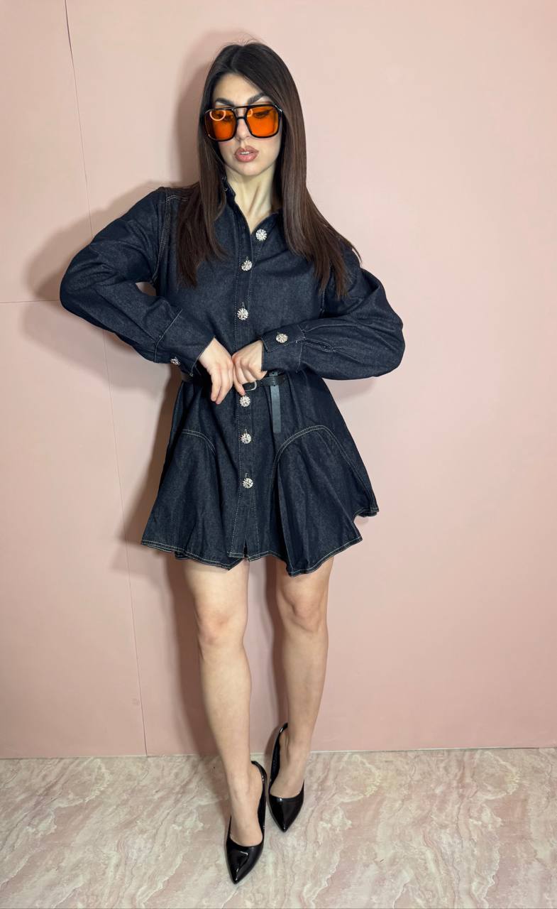 Abito Denim Jewels
