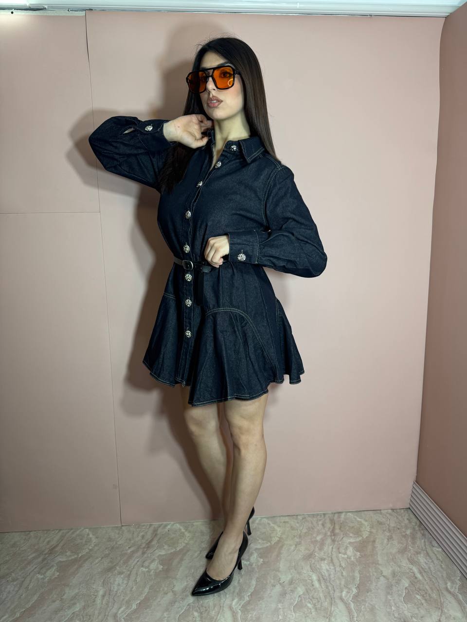 Abito Denim Jewels