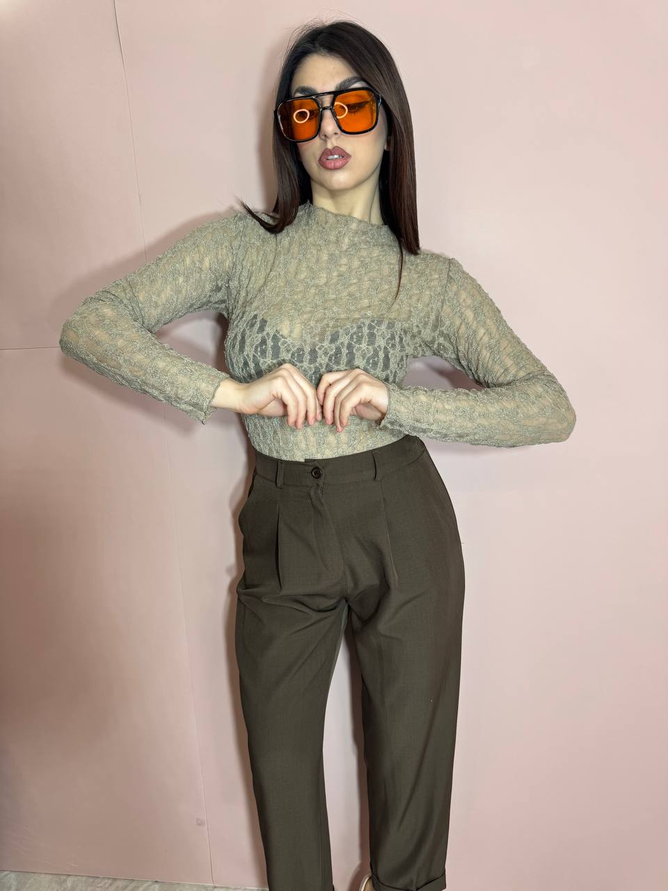 Maglia Body Macramè