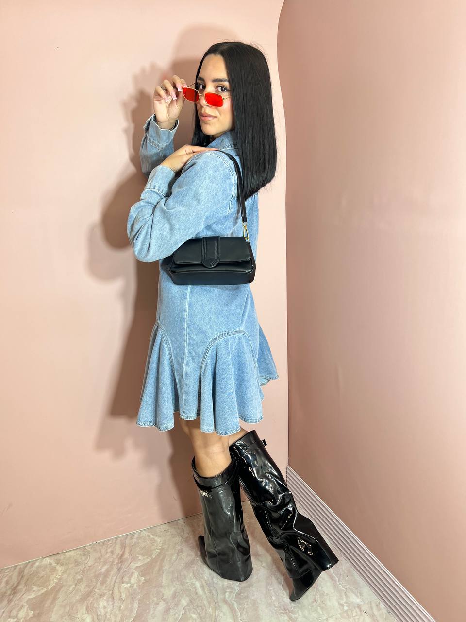 Abito Denim Jewels