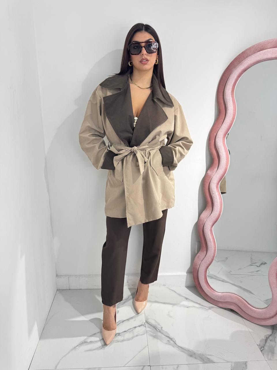 Trench Woman