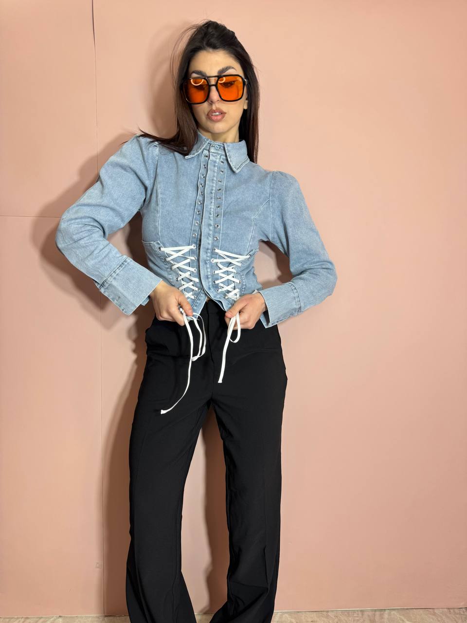 Camicia Denim Tendence