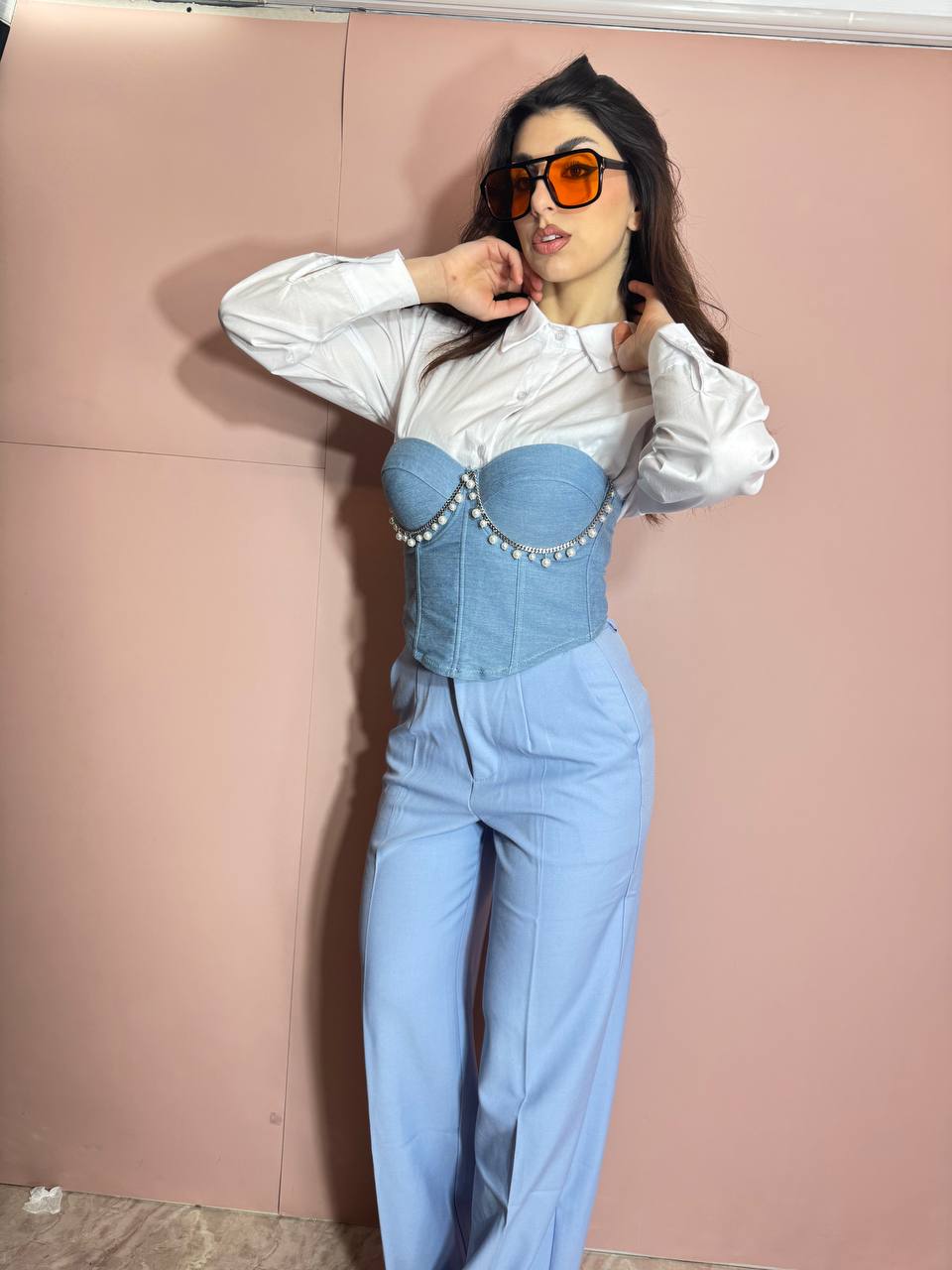 Corpetto Denim
