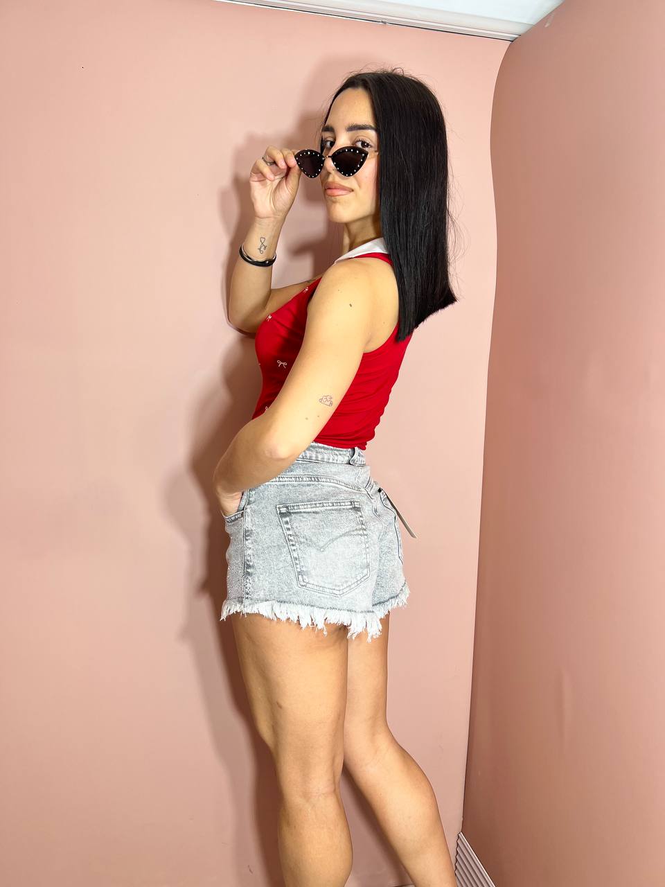 Shorts Jeans Grey