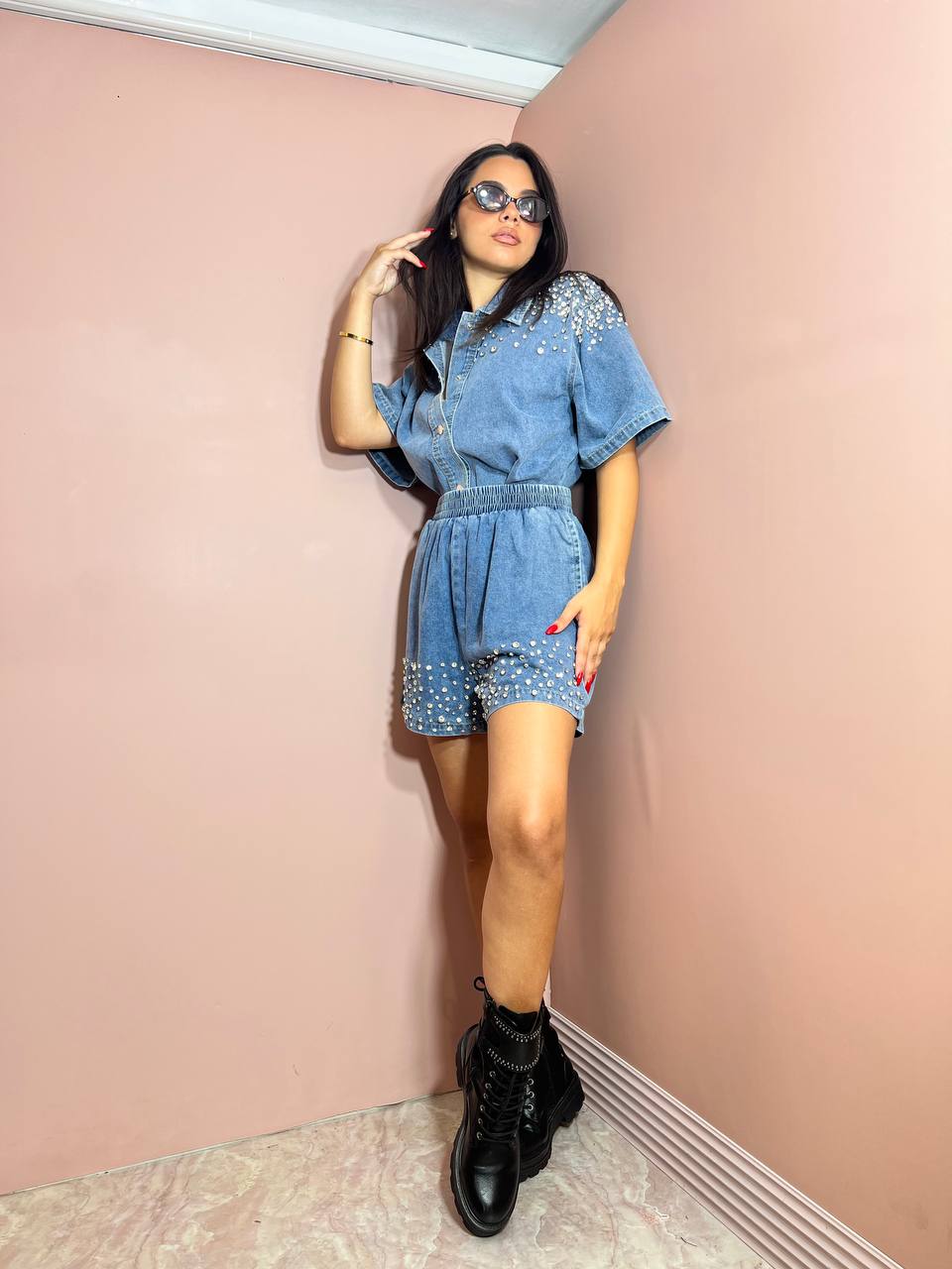 Coordinato Denim Jewels