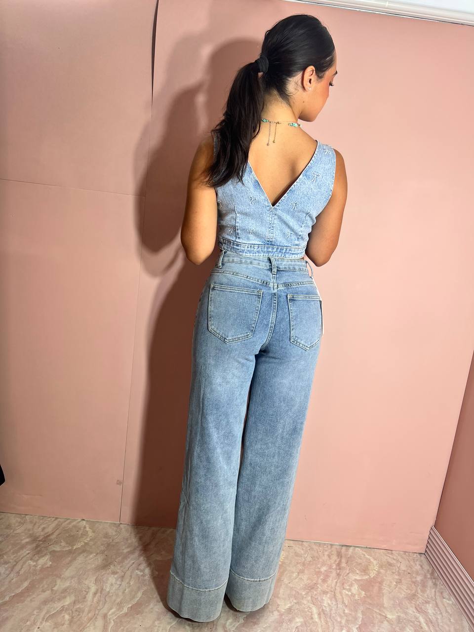 Top Mini Denim