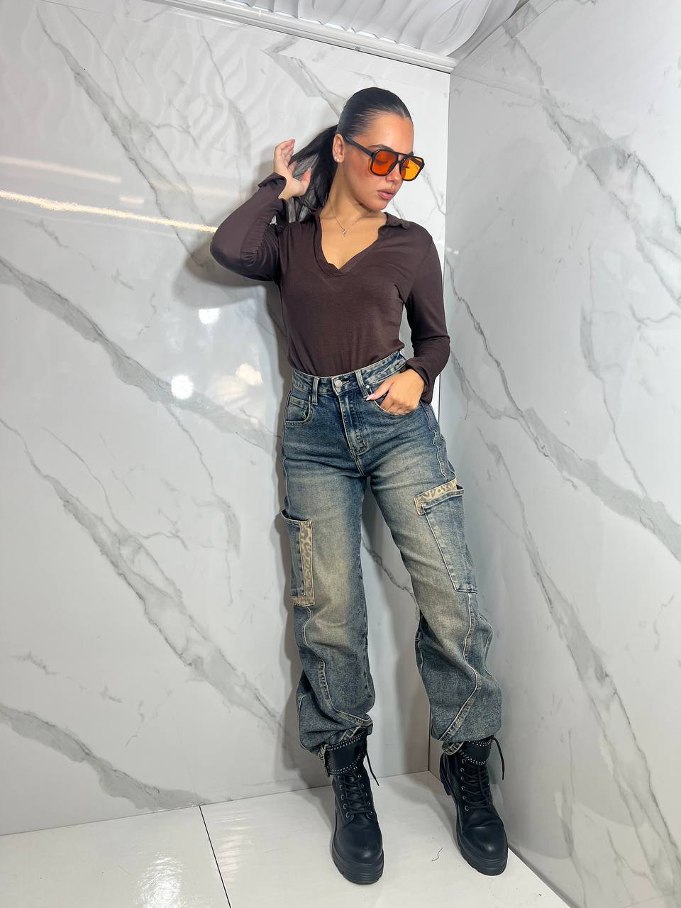 Jeans Tasca Leopard