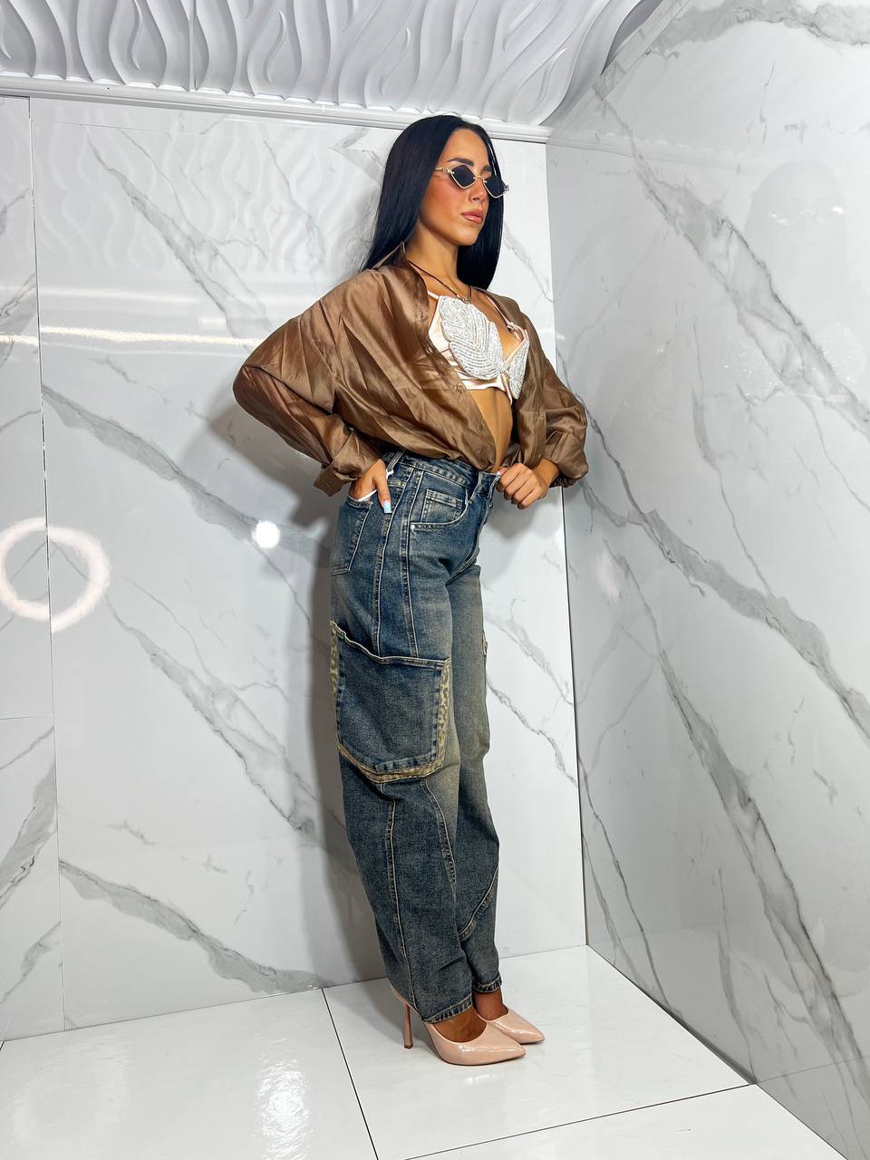 Jeans Tasca Leopard