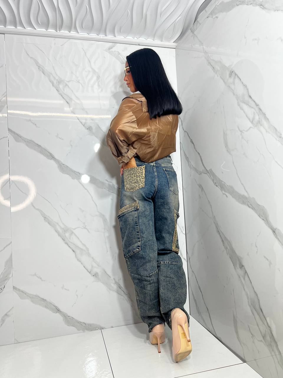 Jeans Tasca Leopard