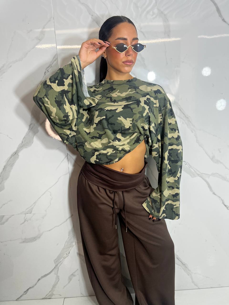 Maglia Long Sleeve Military