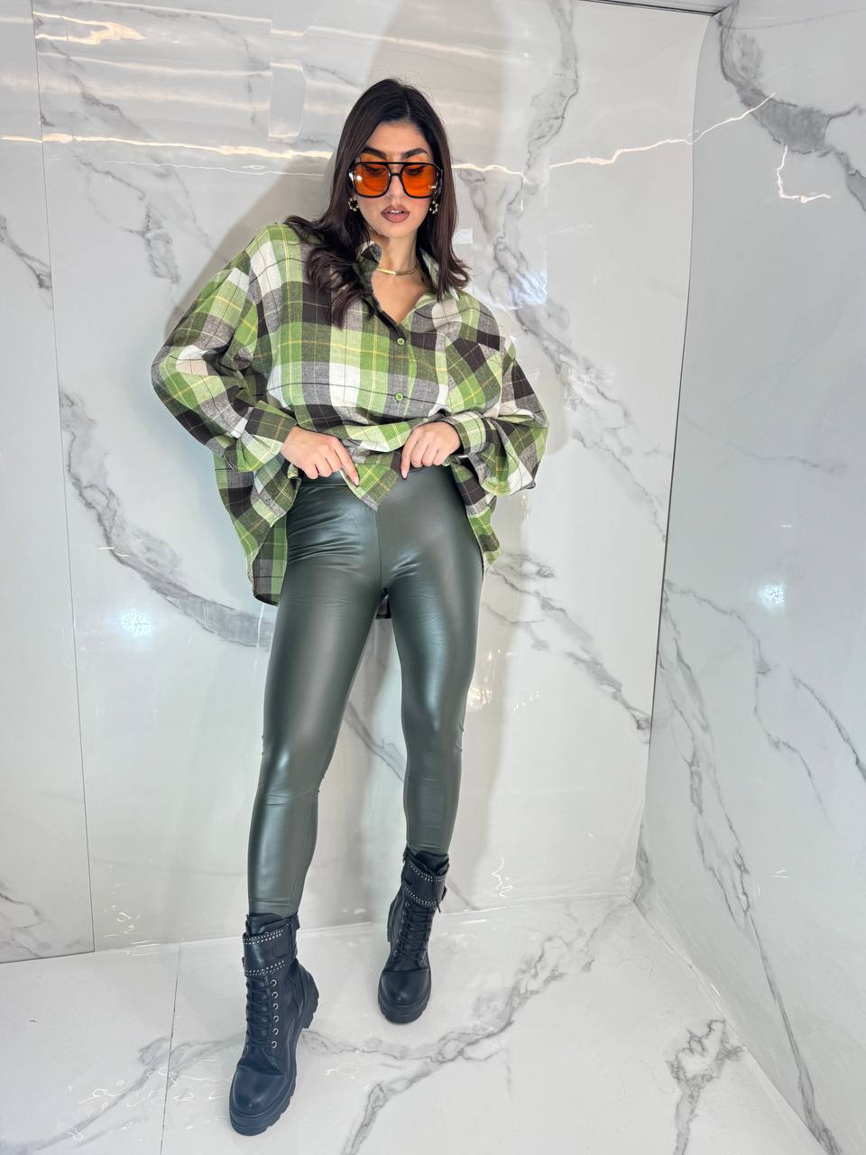 Panta-Leggings Pelle